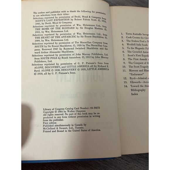 1964 Hardcover The Loneliest Continent by Walker Chapman - Picture 4 of 7